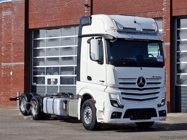 Fahrgestell mit Fahrerhaus Mercedes-Benz Actros 2663 Gigaspace 6x2 - Retarder - 4.90 WB ...