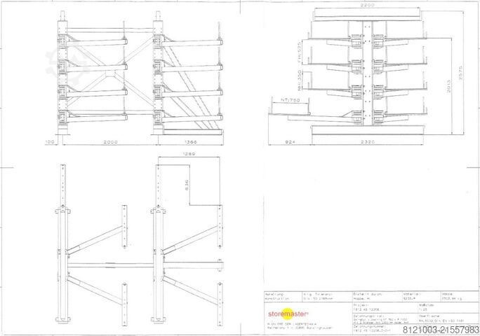 Schwerlastregal Storemaster 