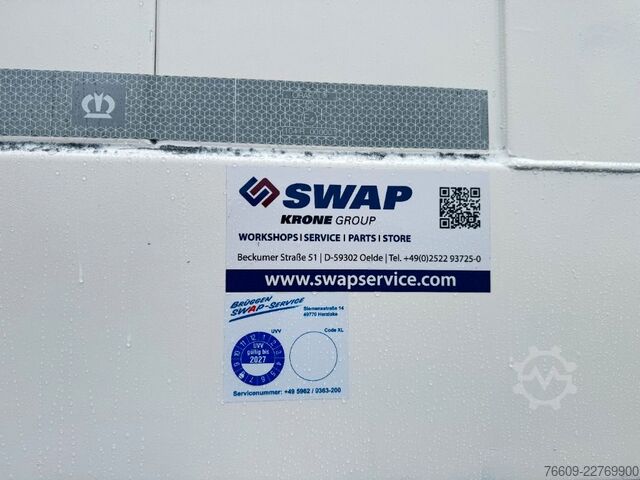 Swap body trailer KRONE Wechselbrücke Jumbo Koffer