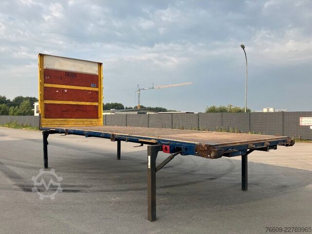 Swap body trailer KRONE Wechselbrücke Pritsche