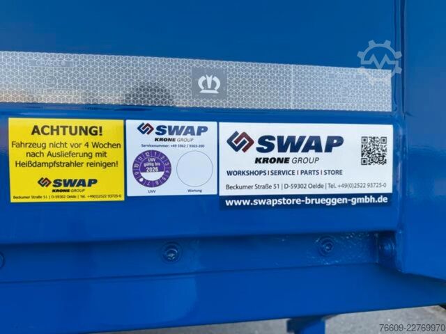Swap body trailer KRONE Baustoff-Flat