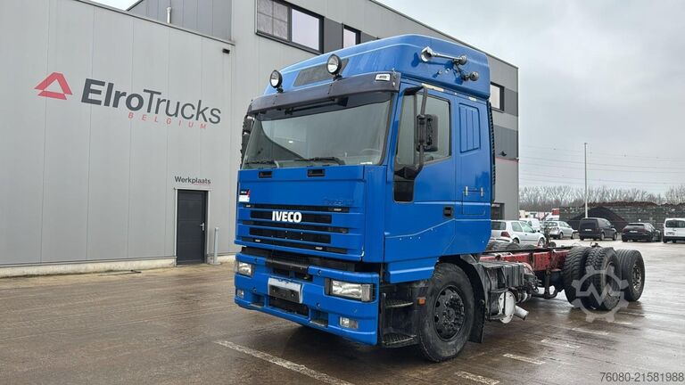 Fahrgestell mit Fahrerhaus Iveco EUROSTAR 440 E 42 (MANUAL PUMP / POMPE MANUELLE...