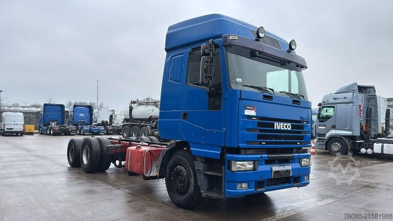 Fahrgestell mit Fahrerhaus Iveco EUROSTAR 440 E 42 (MANUAL PUMP / POMPE MANUELLE...