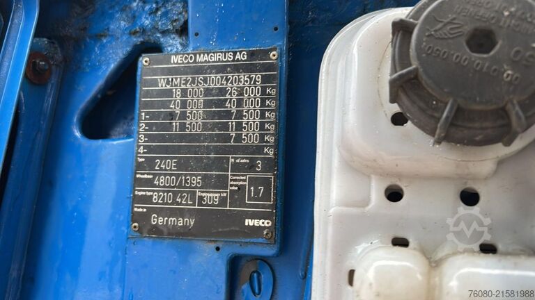 Fahrgestell mit Fahrerhaus Iveco EUROSTAR 440 E 42 (MANUAL PUMP / POMPE MANUELLE...