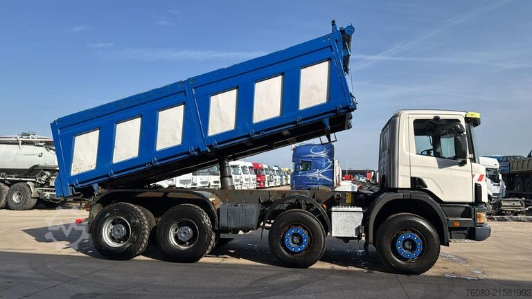 3-Seiten-Kipper Scania 124 - 400 (MANUAL PUMP / BIG HUB / GRAND PONT /...