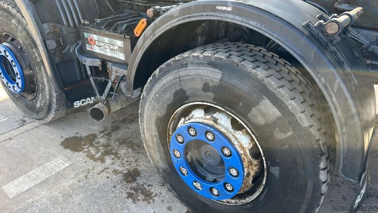 3-Seiten-Kipper Scania 124 - 400 (MANUAL PUMP / BIG HUB / GRAND PONT /...