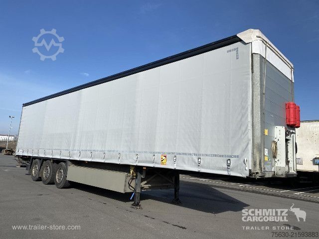 Open semitrailer with tarp Schmitz Cargobull Semitrailer Curtainsider Standard Hayon