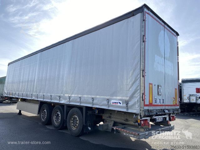 Open semitrailer with tarp Schmitz Cargobull Semitrailer Curtainsider Standard Hayon