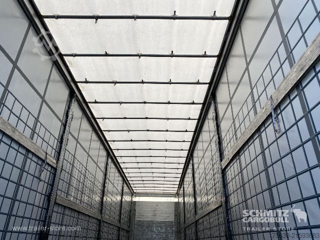 Open semitrailer with tarp Schmitz Cargobull Semitrailer Curtainsider Standard Hayon