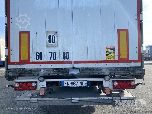 Open semitrailer with tarp Schmitz Cargobull Semitrailer Curtainsider Standard Hayon