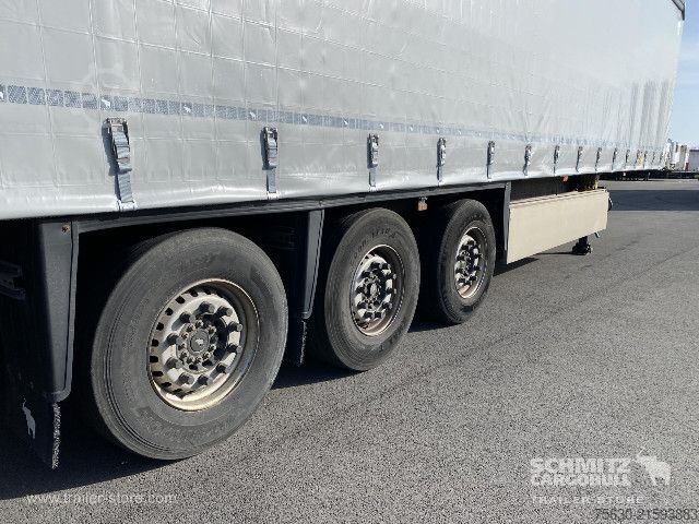 Open semitrailer with tarp Schmitz Cargobull Semitrailer Curtainsider Standard Hayon