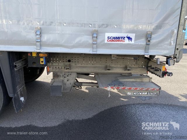 Open semitrailer with tarp Schmitz Cargobull Semitrailer Curtainsider Standard Hayon