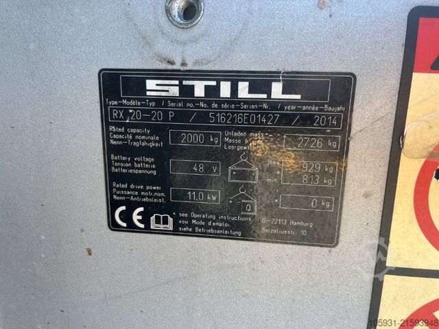 Elektro 4 Rad-Stapler Still RX20-20P