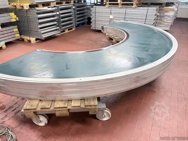 Curve belt conveyor, 180-degree belt curve Transnorm TS 1600-140