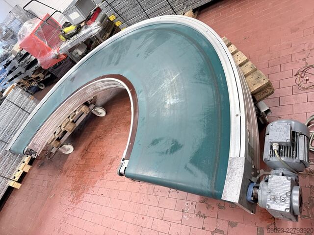 Curve belt conveyor, 180-degree belt curve Transnorm TS 1600-140