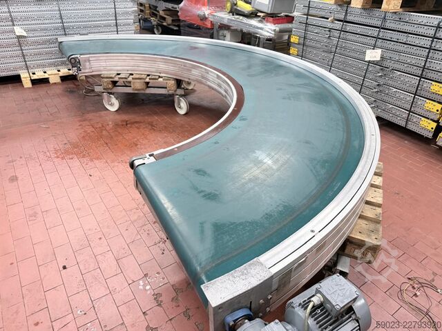 Curve belt conveyor, 180-degree belt curve Transnorm TS 1600-140