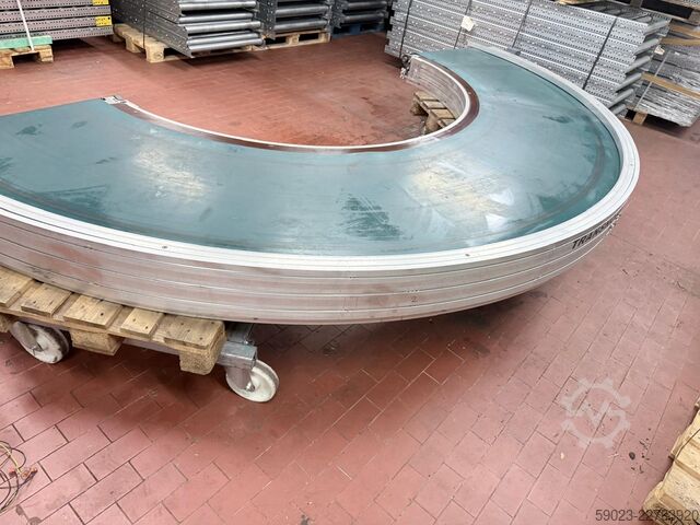 Curve belt conveyor, 180-degree belt curve Transnorm TS 1600-140