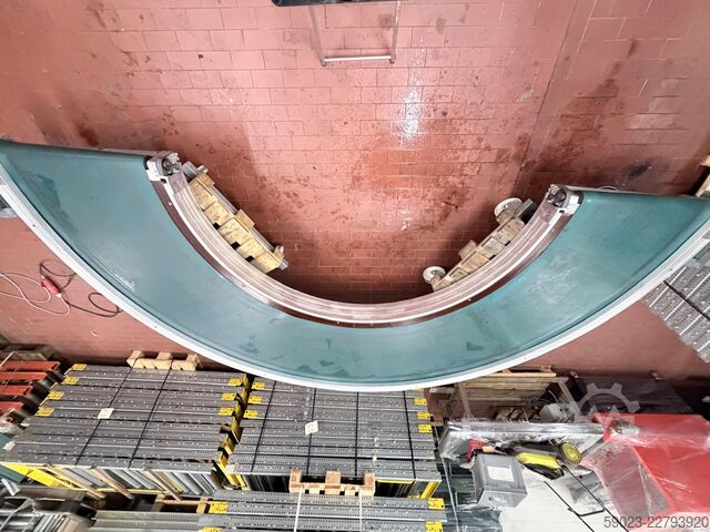 Curve belt conveyor, 180-degree belt curve Transnorm TS 1600-140
