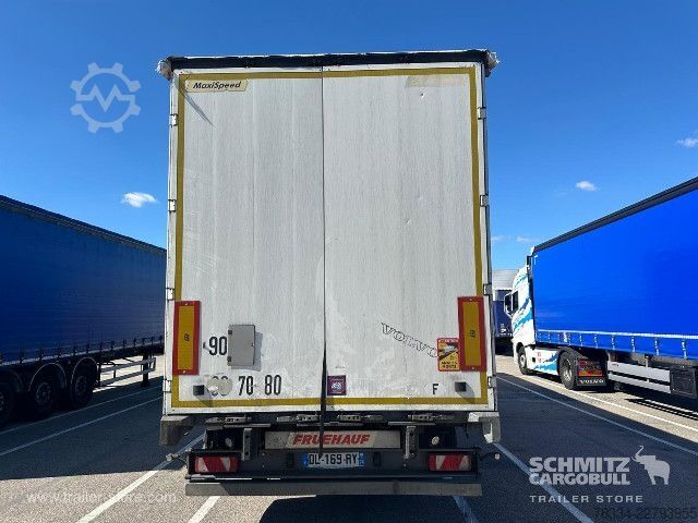 Open semitrailer with tarp Fruehauf Semitrailer Curtainsider Standard