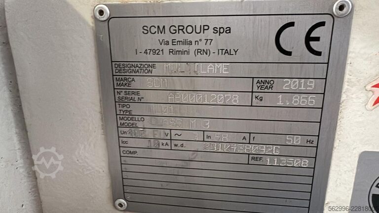 Multi blade saw SCM class m 3