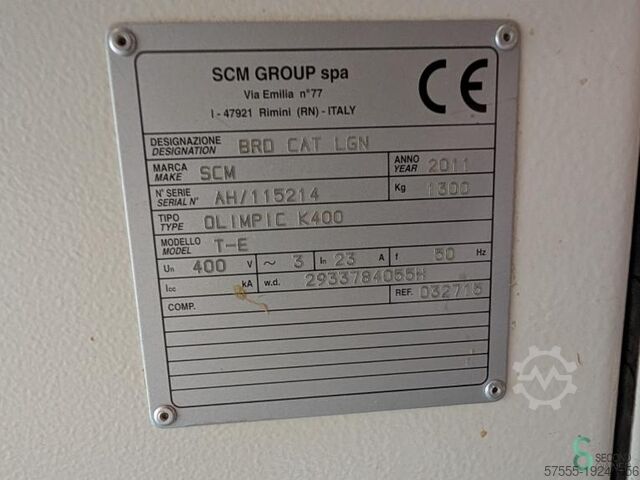 Edge banders SCM Olimpic K400 T-E 2011 SCM Olimpic K400 T-E