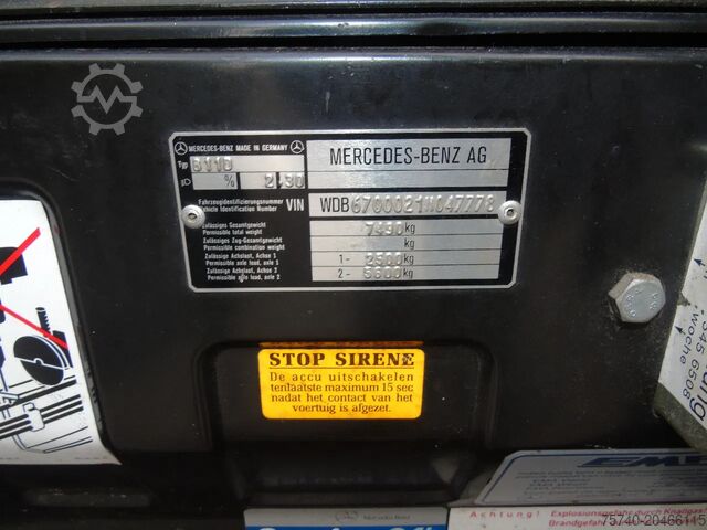 Suitcase Mercedes-Benz Vario 813 811 + MANUAL + EURO 1