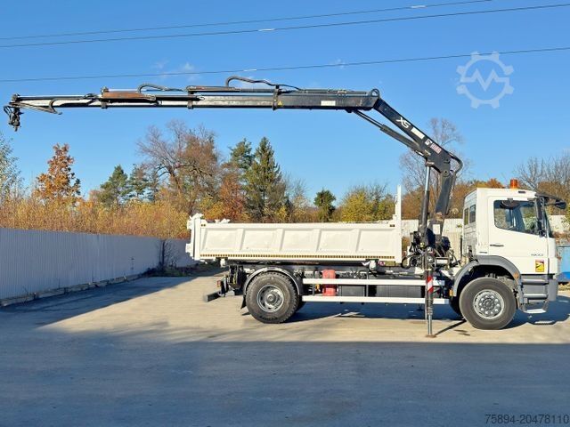 Autokran MERCEDES-BENZ AXOR 1833 * HIAB 144 B - 3 HIDUO + FUNK * TOP