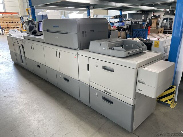 Digitaldruckmaschine Ricoh Pro C9200 incl. Fiery, Finisher vacuum feed, stacker