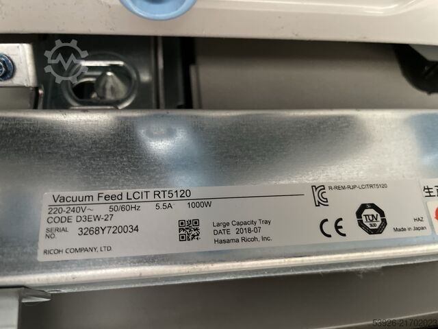 Digitaldruckmaschine Ricoh Pro C9200 incl. Fiery, Finisher vacuum feed, stacker