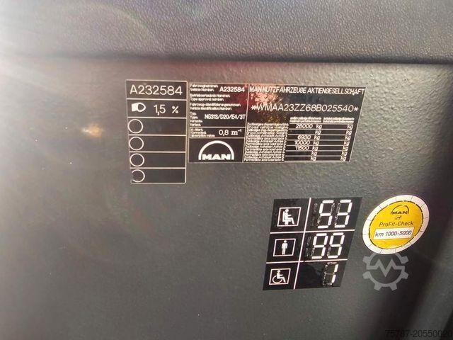 Gelenkbus MAN Lions City Gelenkbus, Retarder, TÜV 08/2026