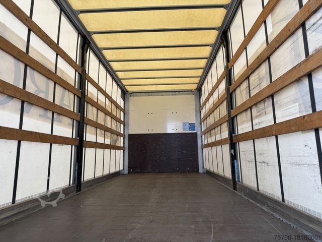 Flatbed truck with tarp MERCEDES-BENZ ACTROS 2545 / GIGA / RETARDER  / LENKACHSE / LBW