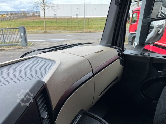 Flatbed truck with tarp MERCEDES-BENZ ACTROS 2545 / GIGA / RETARDER  / LENKACHSE / LBW