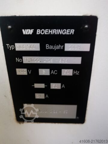 Center Lathe VDF Boehringer DUE 560