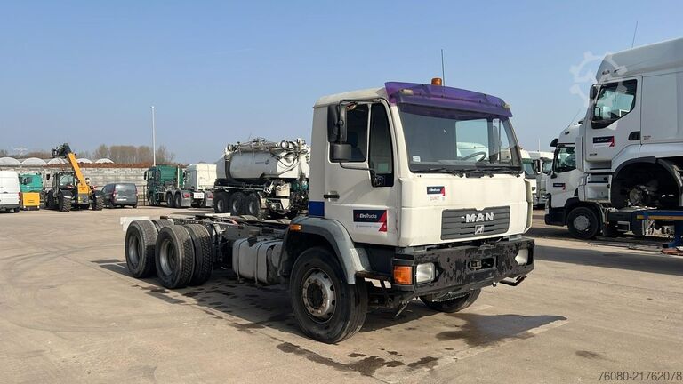 Chassis cab MAN LE 26.284 (6X4 / STEEL SUSP. / LAMES / MANUAL G...
