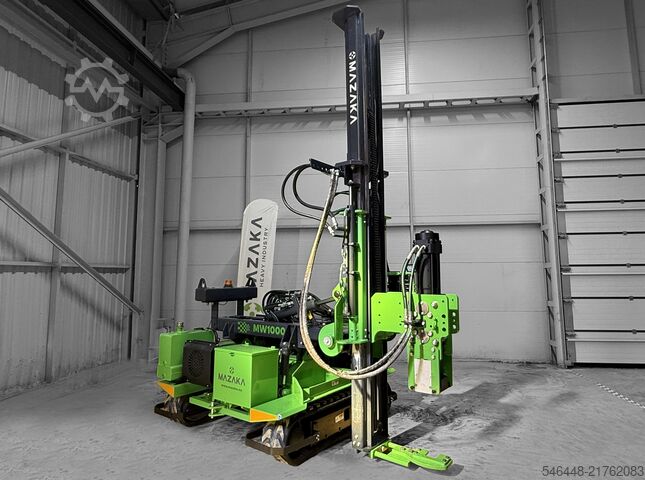 Pile Driver Machine Mazaka Heavy İndustry Türkiye MW1000 Solar pile driver machine