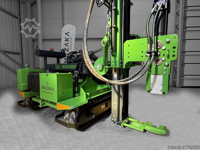 Pile Driver Machine Mazaka Heavy İndustry Türkiye MW1000 Solar pile driver machine