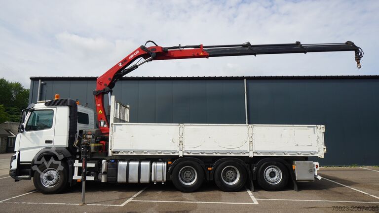 Crane truck Volvo FMX 460 8X4 OPEN BOX WITH HIAB X-HIPRO 232 E-3 ...