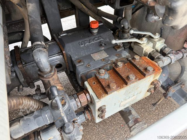 Vacuum tank truck SCANIA P380 8x2*6 Hvidtved Larsen Flexline 414