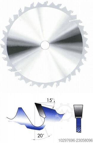 Carbide-tipped 450 mm LFZ circular saw blade - 1 piece Kienesberger 