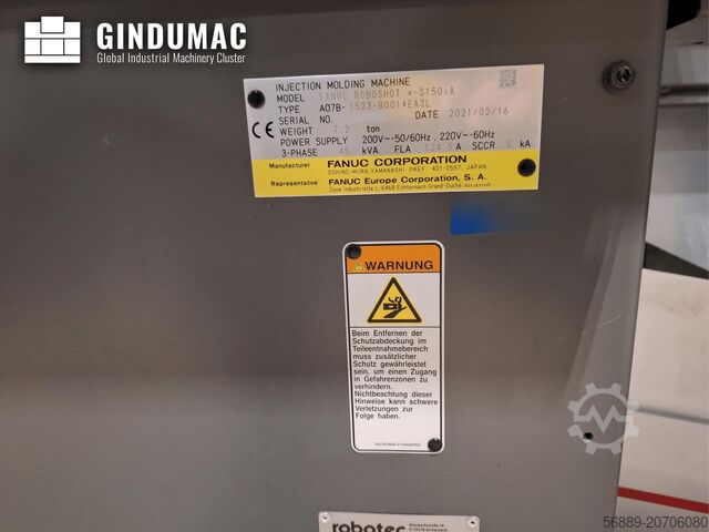 Elektrische Spritzgießmaschine FANUC ROBOSHOT S150iA