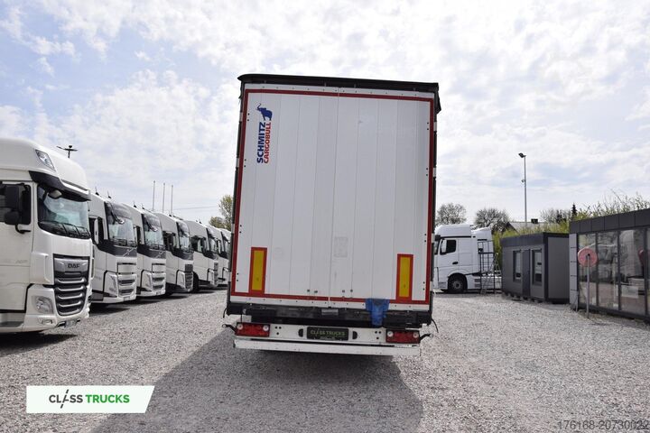 Open semitrailer with tarp SCHMITZ CARGOBULL SCS24/L Varios