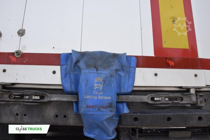 Open semitrailer with tarp SCHMITZ CARGOBULL SCS24/L Varios