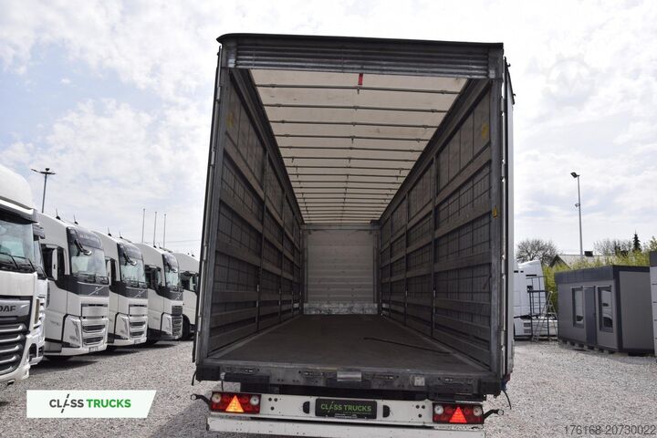 Open semitrailer with tarp SCHMITZ CARGOBULL SCS24/L Varios