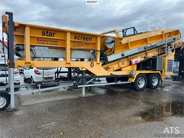 Schuttsortiermaschine Backers gmbh starscreen