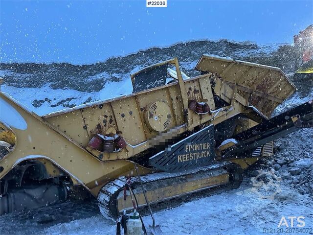 Schuttsortiermaschine Keestrack frontier sights. WATCH VIDEO.