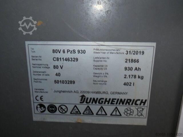 Elektro 4 Rad-Stapler Jungheinrich EFG S 50 - 600 DZ