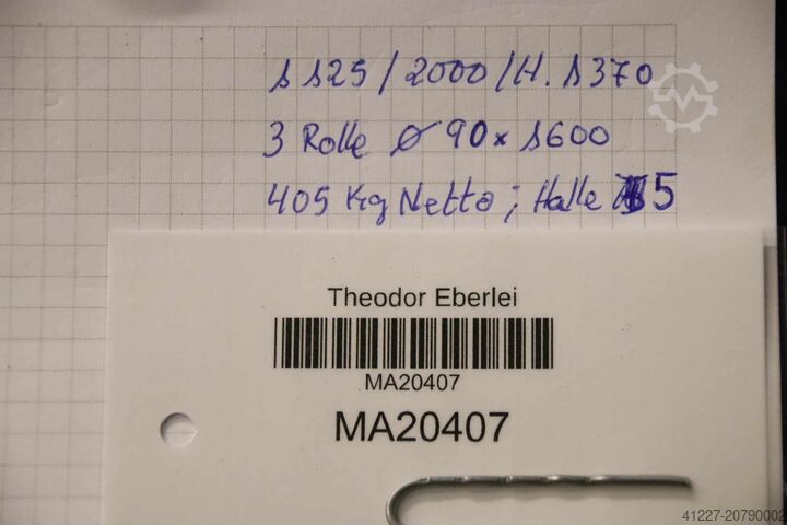 3-Walzen Rundbiegemaschine unbekannt 1600 mm