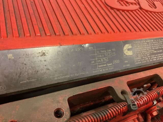 Motor Cummins QSX15, low running hours. CPL 8761(2)