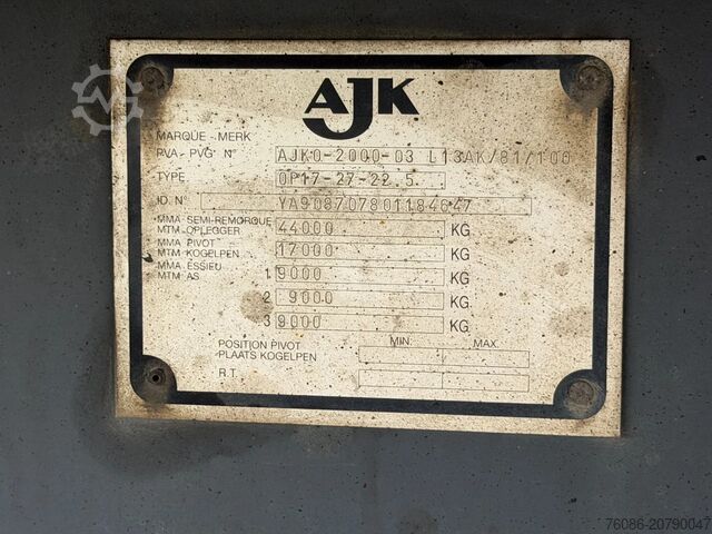 Kipper AJK ASFALT Kipper OP17-27-22.5