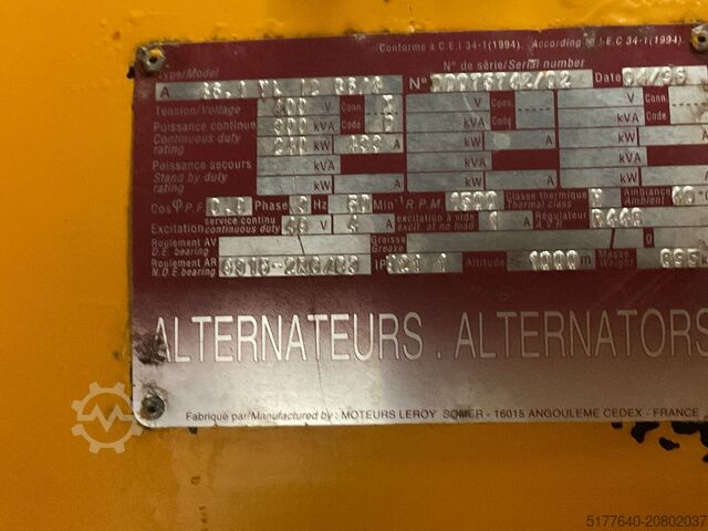 Aggregat Cummins NT855G6, 300 KVA